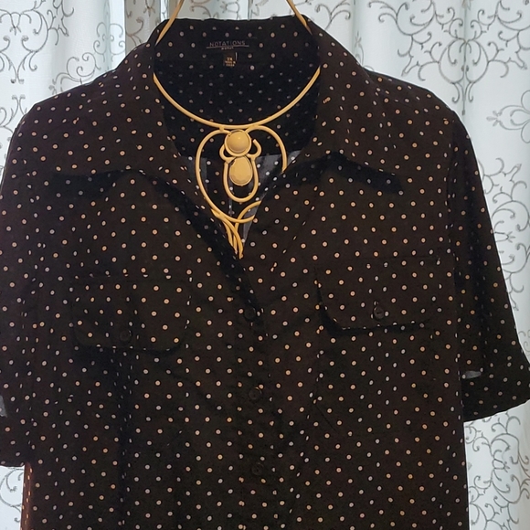 Notations Blouse - Picture 2 of 5